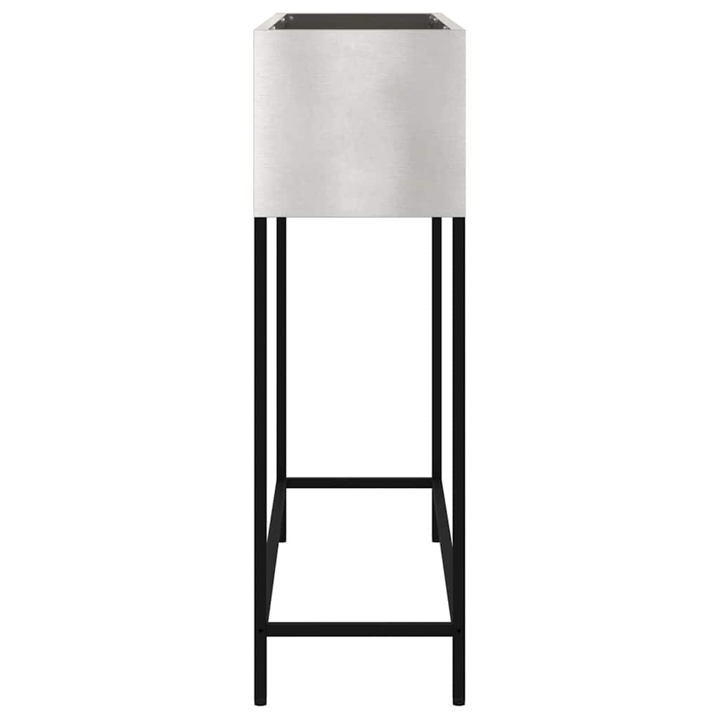 Verhoogde Tuin Plantbak Zilver 100 x 26 x 82 cm Roestvrij staal is nu te koop bij PeponiXL, paradijselijk wonen!
