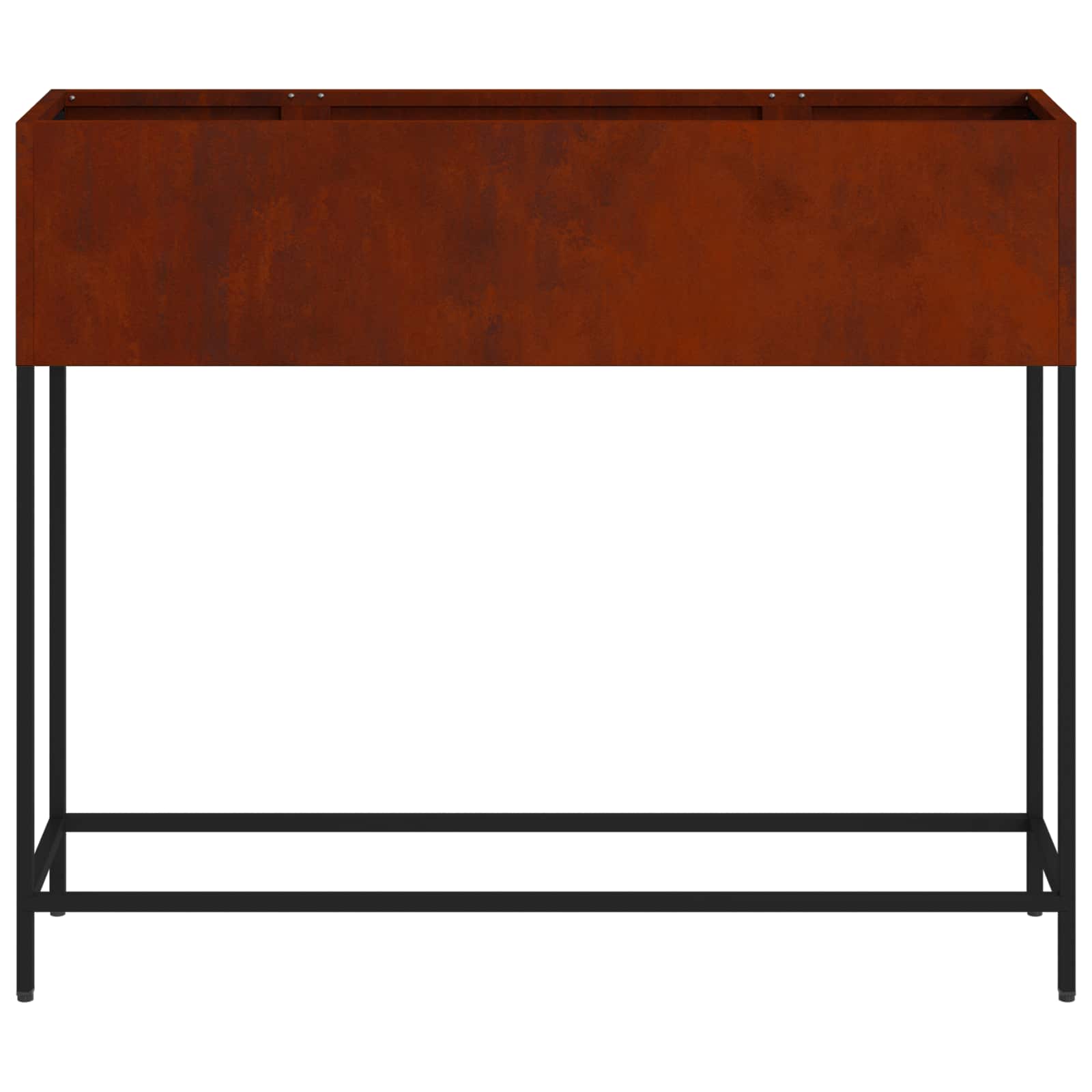Verhoogde Tuin Plantbak Roestig 100 x 26 x 82 cm Cortenstaal is nu te koop bij PeponiXL, paradijselijk wonen!