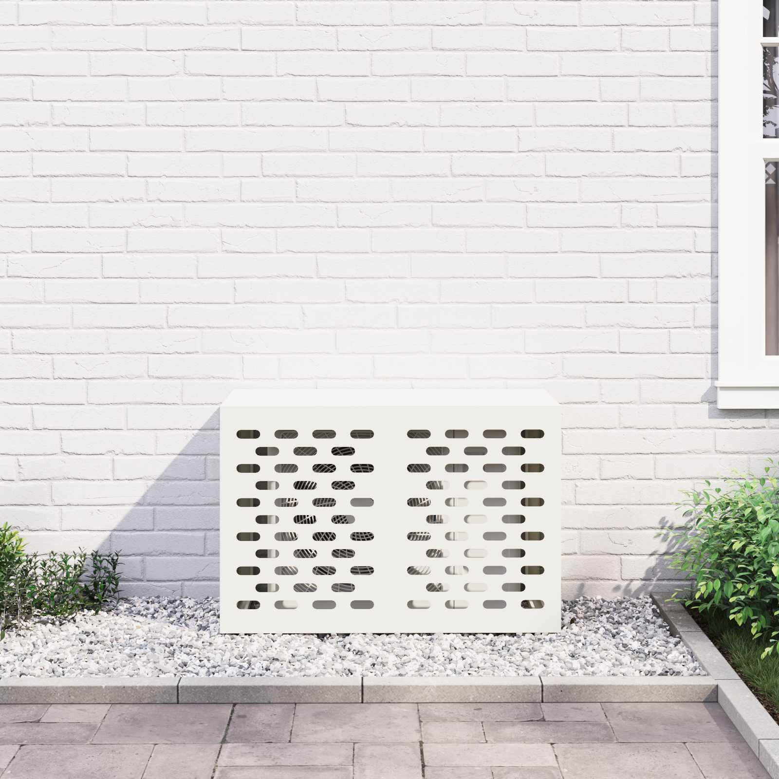 Airconditioner hoes Wit 90 x 40 x 60 cm Staal is nu te koop bij PeponiXL, paradijselijk wonen!