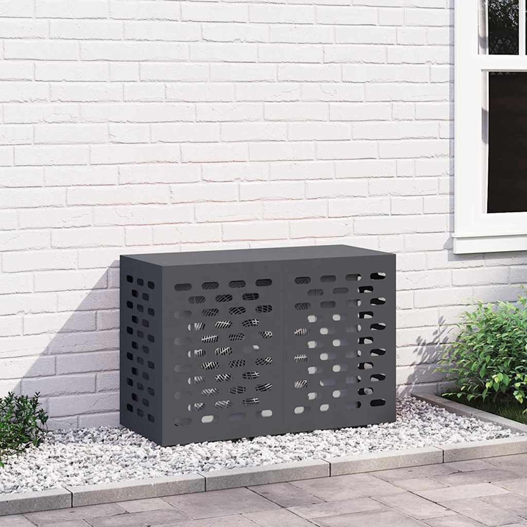 Airconditioner hoes Antraciet 90 x 40 x 60 cm Staal is nu te koop bij PeponiXL, paradijselijk wonen!