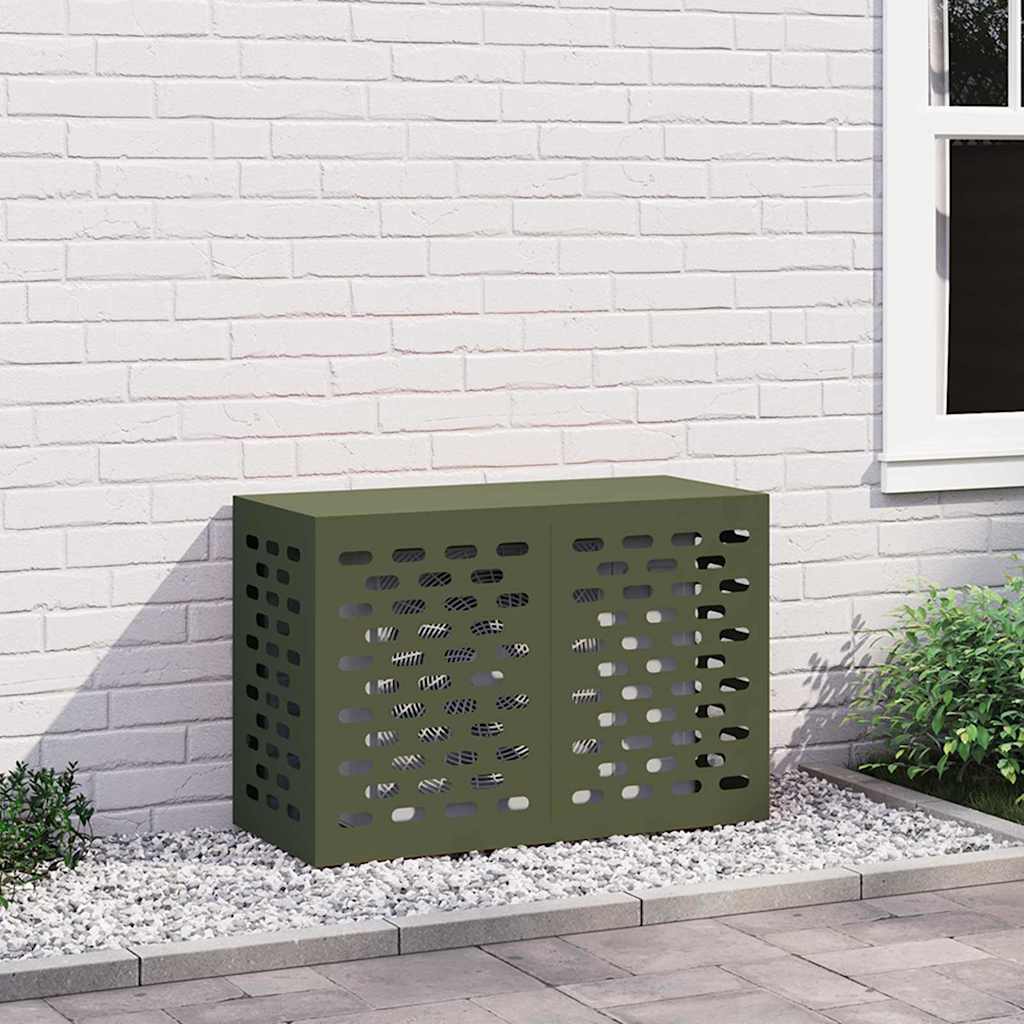 Airconditioner hoes Olijfgroen 90 x 40 x 60 cm Staal is nu te koop bij PeponiXL, paradijselijk wonen!
