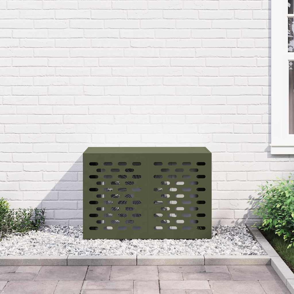 Airconditioner hoes Olijfgroen 90 x 40 x 60 cm Staal is nu te koop bij PeponiXL, paradijselijk wonen!