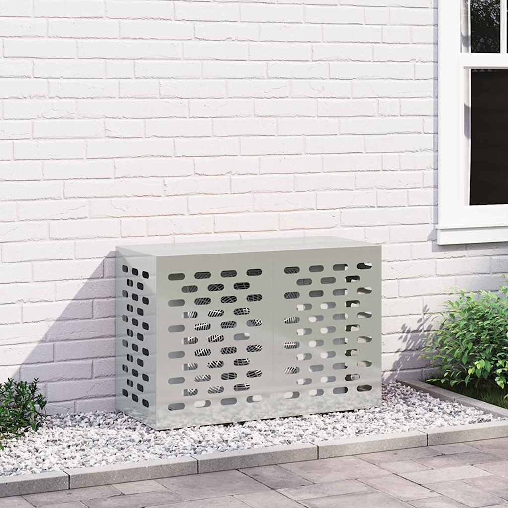 Airconditioner hoes Zilver 90 x 40 x 60 cm Gegalvaniseerd staal is nu te koop bij PeponiXL, paradijselijk wonen!