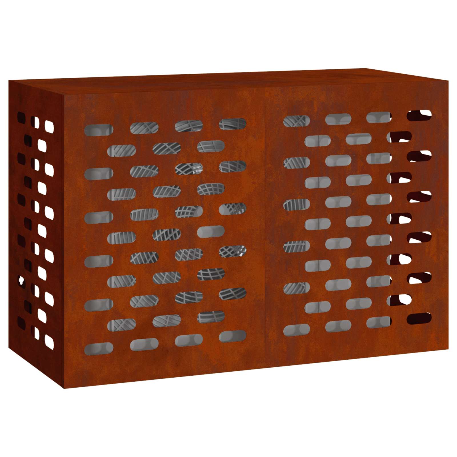 Airconditioner hoes Roestig 90 x 40 x 60 cm Cortenstaal is nu te koop bij PeponiXL, paradijselijk wonen!