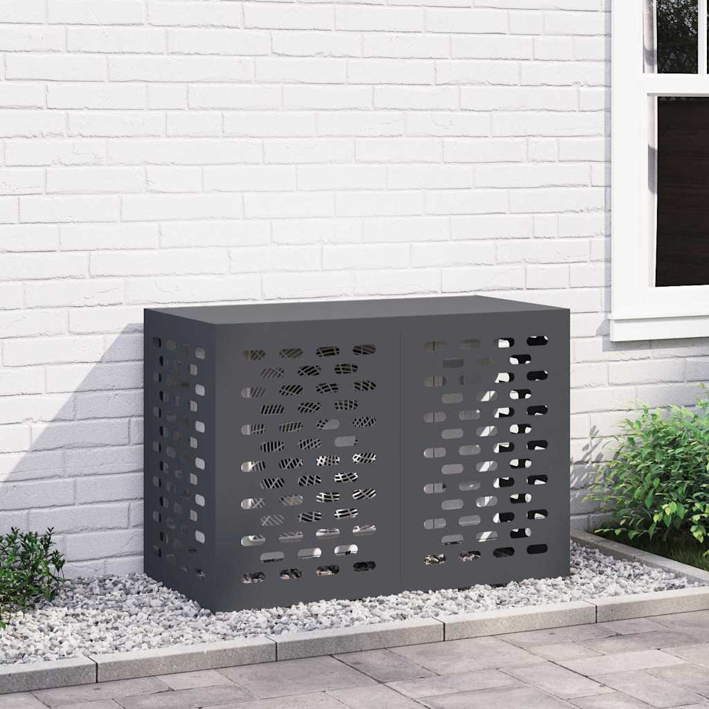 Airconditioner hoes Antraciet 100 x 50 x 70 cm Staal is nu te koop bij PeponiXL, paradijselijk wonen!