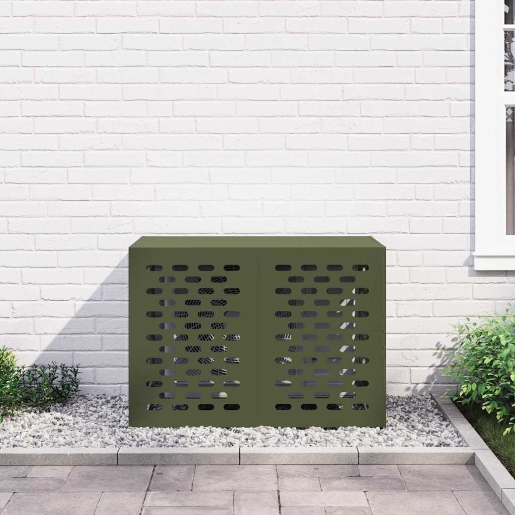 Airconditioner hoes Olijfgroen 100 x 50 x 70 cm Staal is nu te koop bij PeponiXL, paradijselijk wonen!
