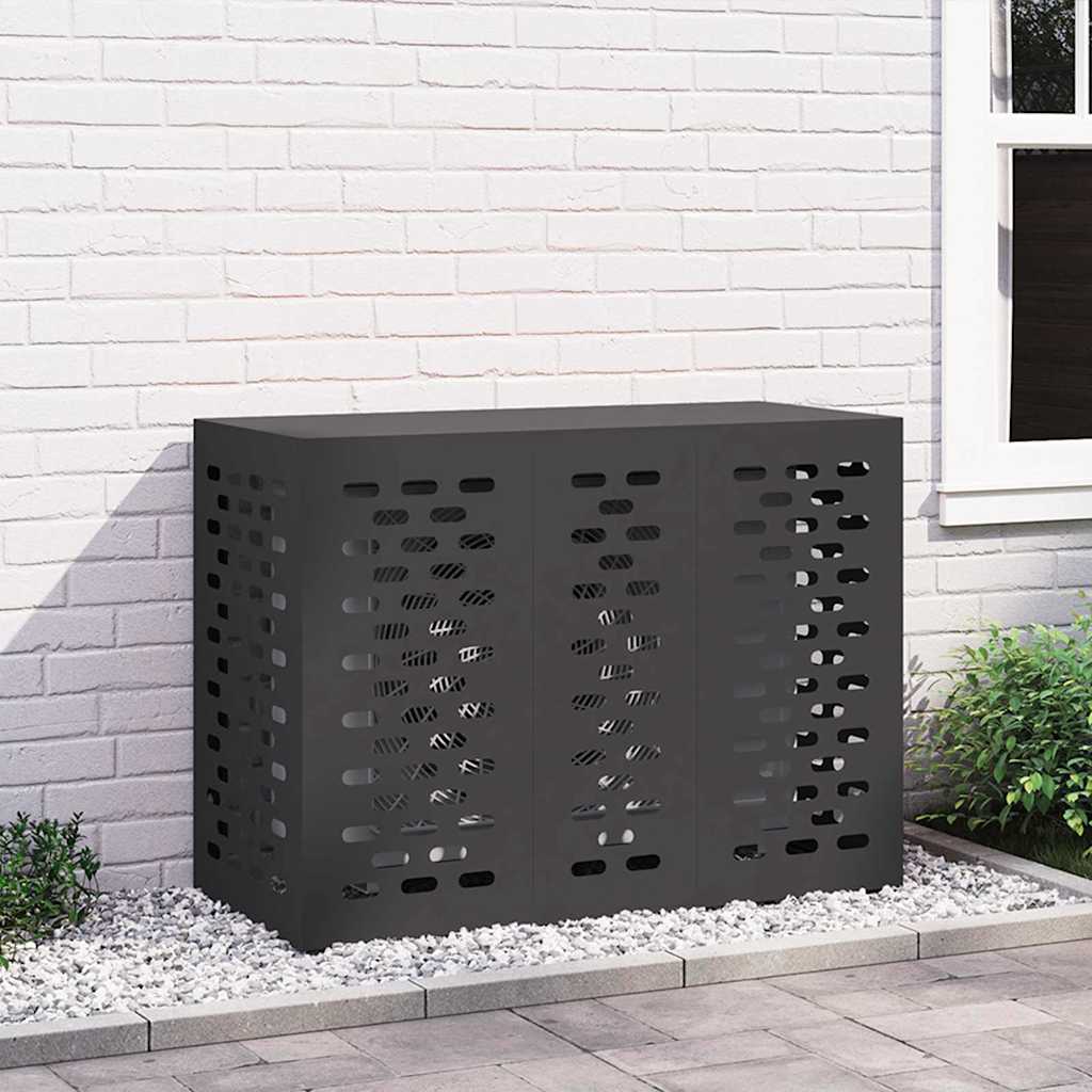 Airconditioner hoes Zwart 110 x 50 x 80 cm Staal is nu te koop bij PeponiXL, paradijselijk wonen!