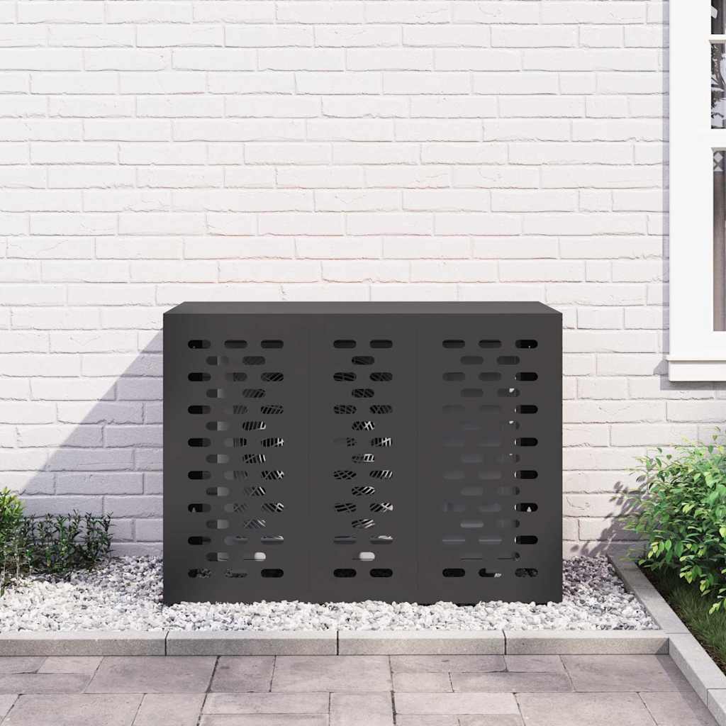 Airconditioner hoes Zwart 110 x 50 x 80 cm Staal is nu te koop bij PeponiXL, paradijselijk wonen!