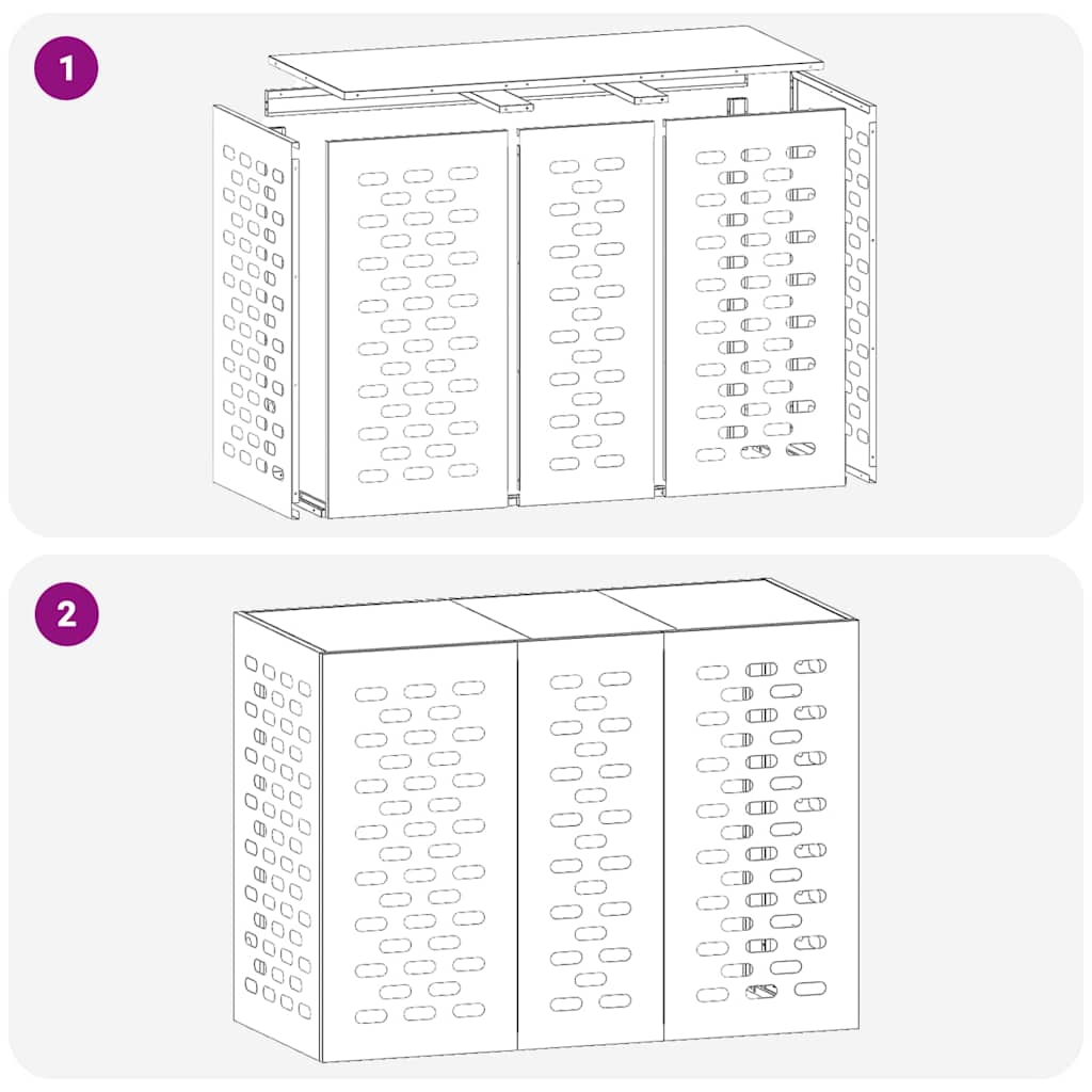 Airconditioner hoes Wit 110 x 50 x 80 cm Staal is nu te koop bij PeponiXL, paradijselijk wonen!