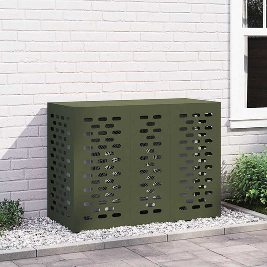 Airconditioner hoes Olijfgroen 110 x 50 x 80 cm Staal is nu te koop bij PeponiXL, paradijselijk wonen!