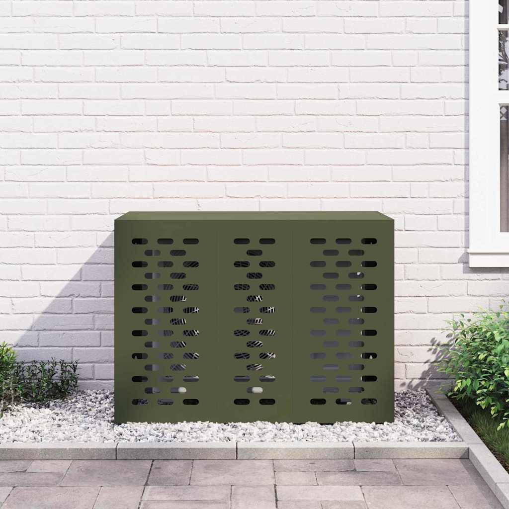 Airconditioner hoes Olijfgroen 110 x 50 x 80 cm Staal is nu te koop bij PeponiXL, paradijselijk wonen!