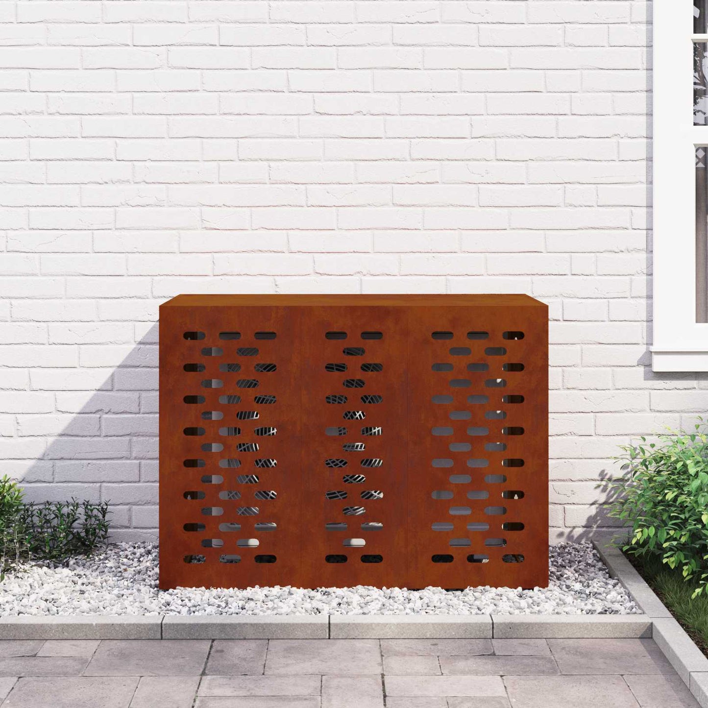 Airconditioner hoes Roestig 110 x 50 x 80 cm Cortenstaal is nu te koop bij PeponiXL, paradijselijk wonen!