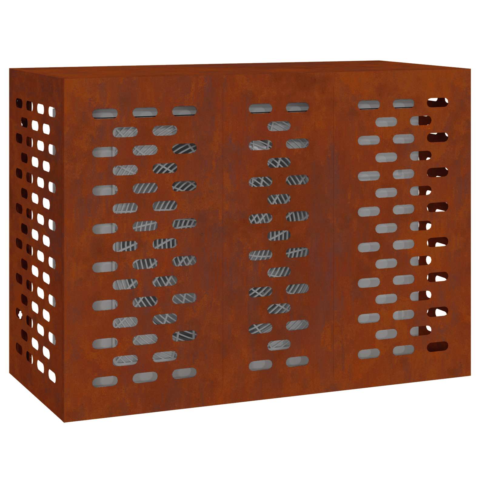 Airconditioner hoes Roestig 110 x 50 x 80 cm Cortenstaal is nu te koop bij PeponiXL, paradijselijk wonen!