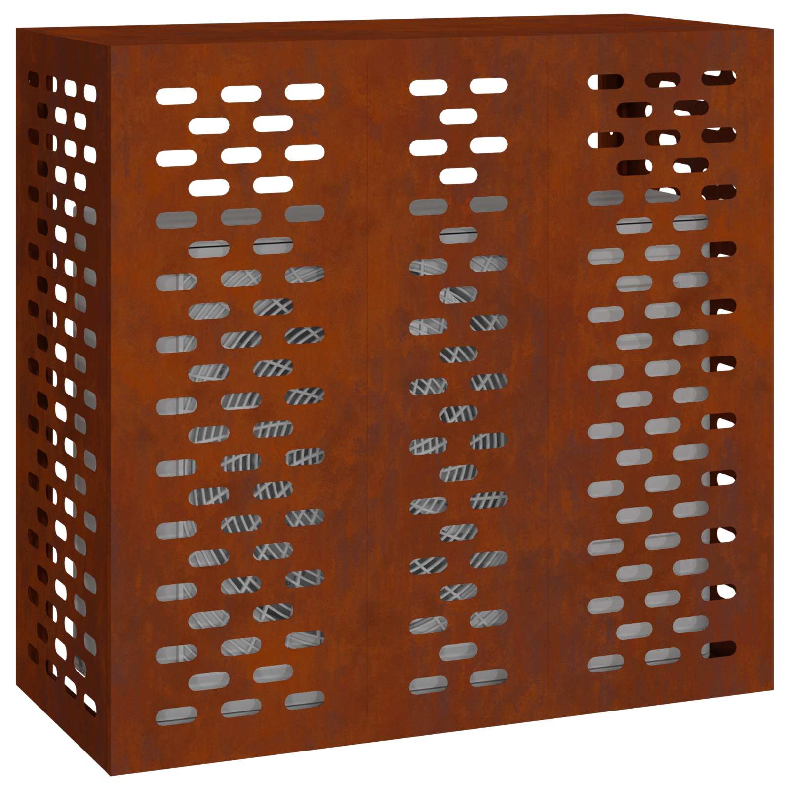 Airconditioner hoes Roestig 110 x 50 x 105 cm Cortenstaal is nu te koop bij PeponiXL, paradijselijk wonen!