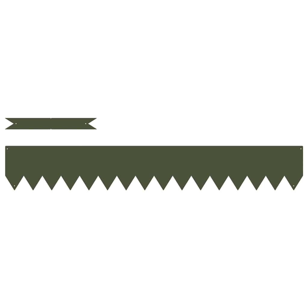 Tuinrand 30 pcs Olijf Groen 100 x 0.05 x 20 cm is nu te koop bij PeponiXL, paradijselijk wonen!