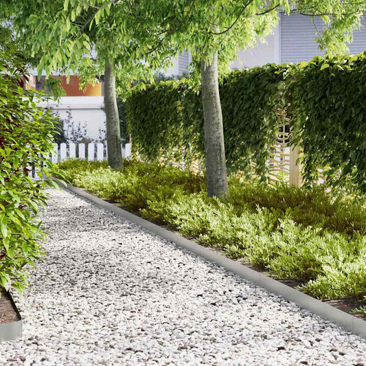 Tuinrand 50 pcs Zilver 100 x 0.05 x 20 cm Gegalvaniseerd staal is nu te koop bij PeponiXL, paradijselijk wonen!