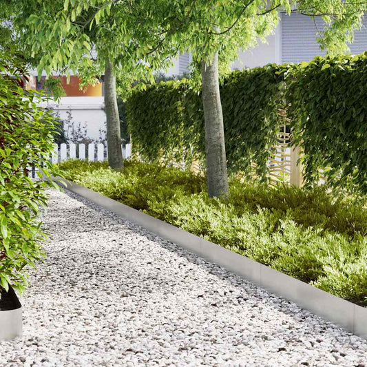 Tuinrand 20 pcs Zilver 100 x 0.05 x 20 cm Roestvrij staal is nu te koop bij PeponiXL, paradijselijk wonen!