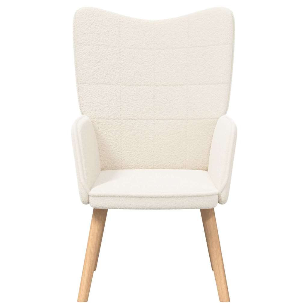 Fauteuil Crème 62 x 67 x 95,5 cm Sherpa Stof is nu te koop bij PeponiXL, paradijselijk wonen!