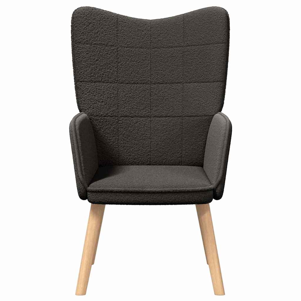 Fauteuil Donkergrijs 62 x 67 x 95,5 cm Sherpa Stof is nu te koop bij PeponiXL, paradijselijk wonen!