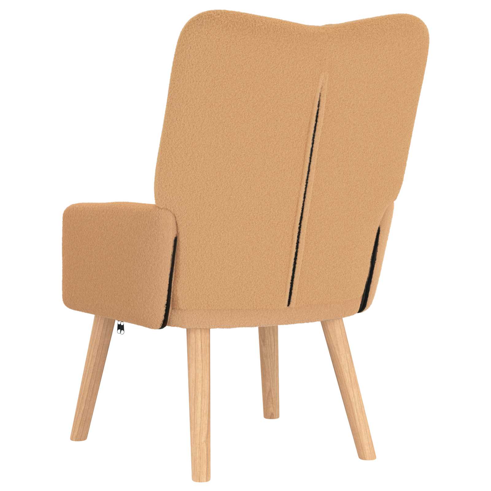 Fauteuil Beige 63 x 67 x 94 cm Polyester en multiplex is nu te koop bij PeponiXL, paradijselijk wonen!