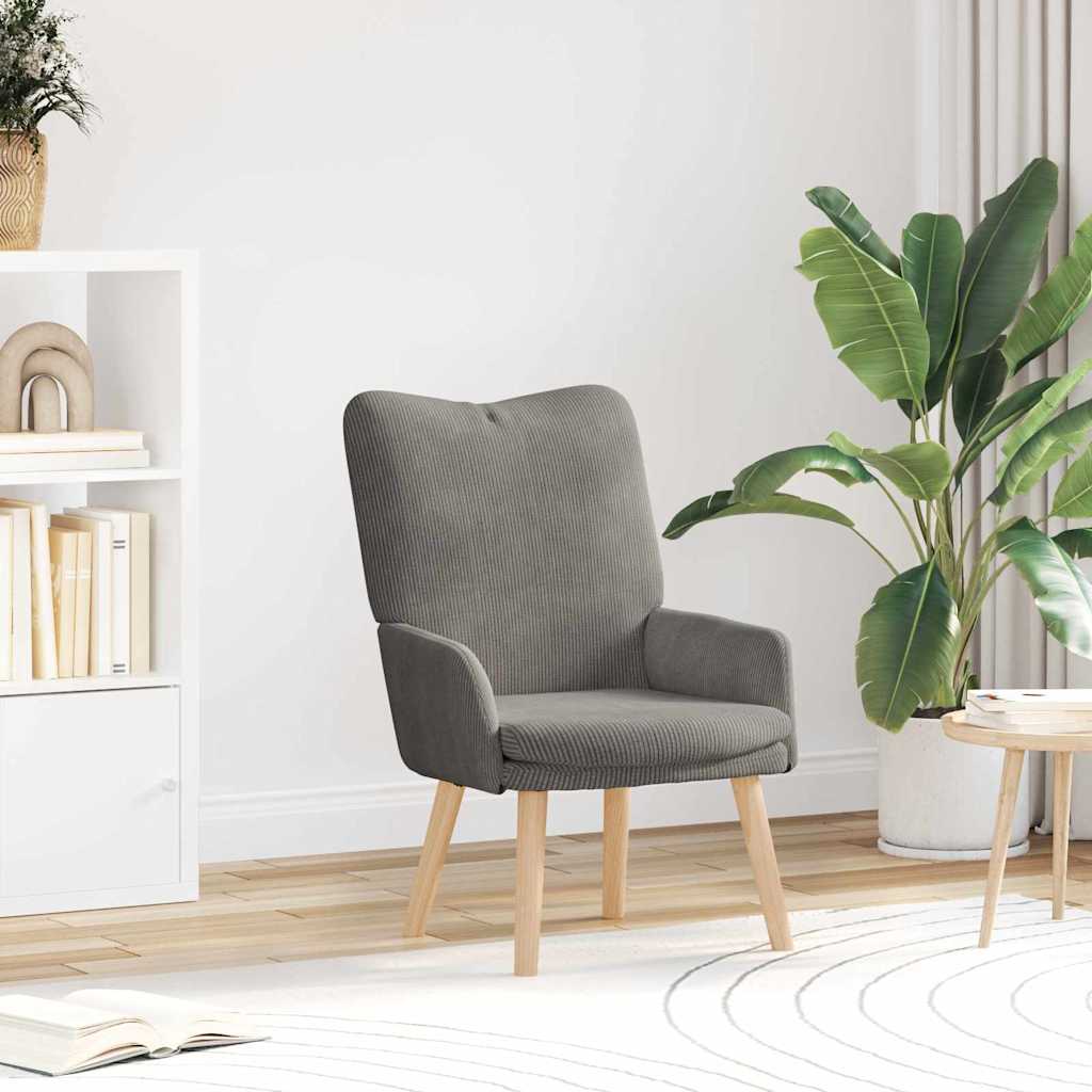 Fauteuil Lichtgrijs 63 x 67 x 94 cm Stof is nu te koop bij PeponiXL, paradijselijk wonen!