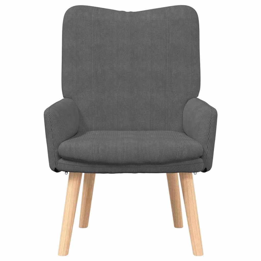 Fauteuil Donkergrijs 63 x 67 x 94 cm Stof is nu te koop bij PeponiXL, paradijselijk wonen!
