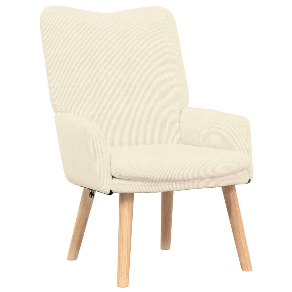 Fauteuil Crème 63 x 67 x 94 cm Stof is nu te koop bij PeponiXL, paradijselijk wonen!