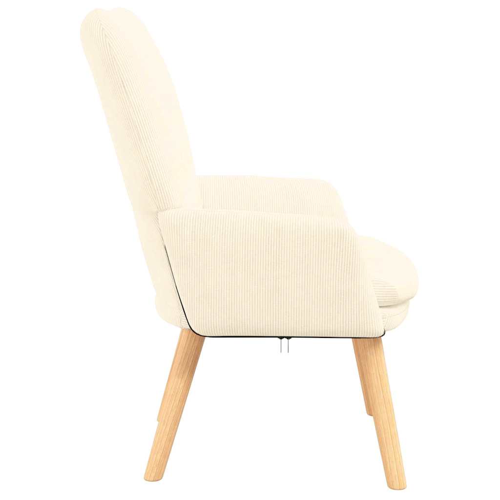 Fauteuil Crème 63 x 67 x 94 cm Stof is nu te koop bij PeponiXL, paradijselijk wonen!