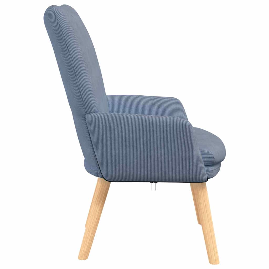 Fauteuil Blauw 63 x 67 x 94 cm Stof is nu te koop bij PeponiXL, paradijselijk wonen!