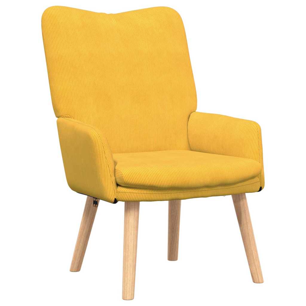 Fauteuil Lichtgeel 63 x 67 x 94 cm Stof is nu te koop bij PeponiXL, paradijselijk wonen!