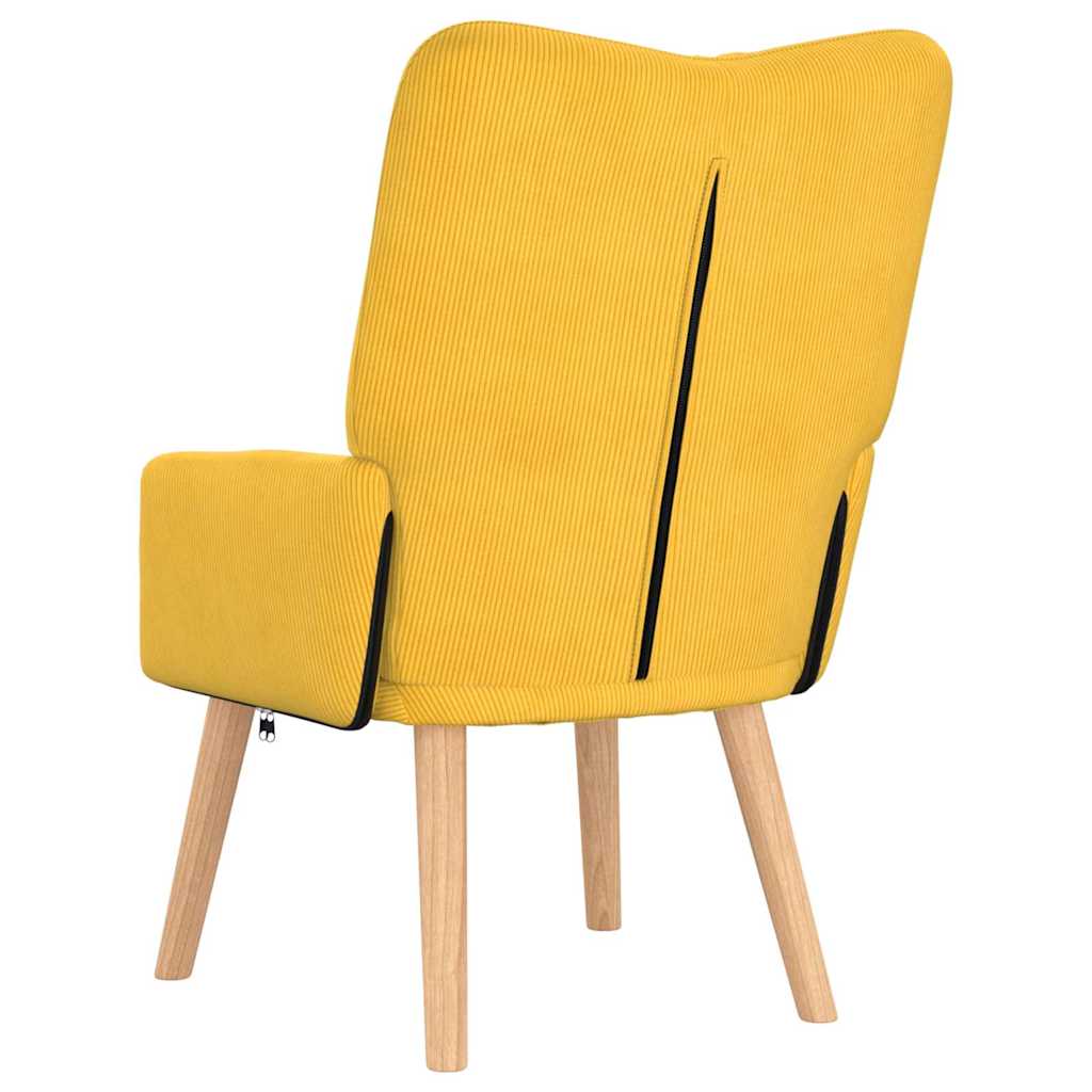 Fauteuil Lichtgeel 63 x 67 x 94 cm Stof is nu te koop bij PeponiXL, paradijselijk wonen!