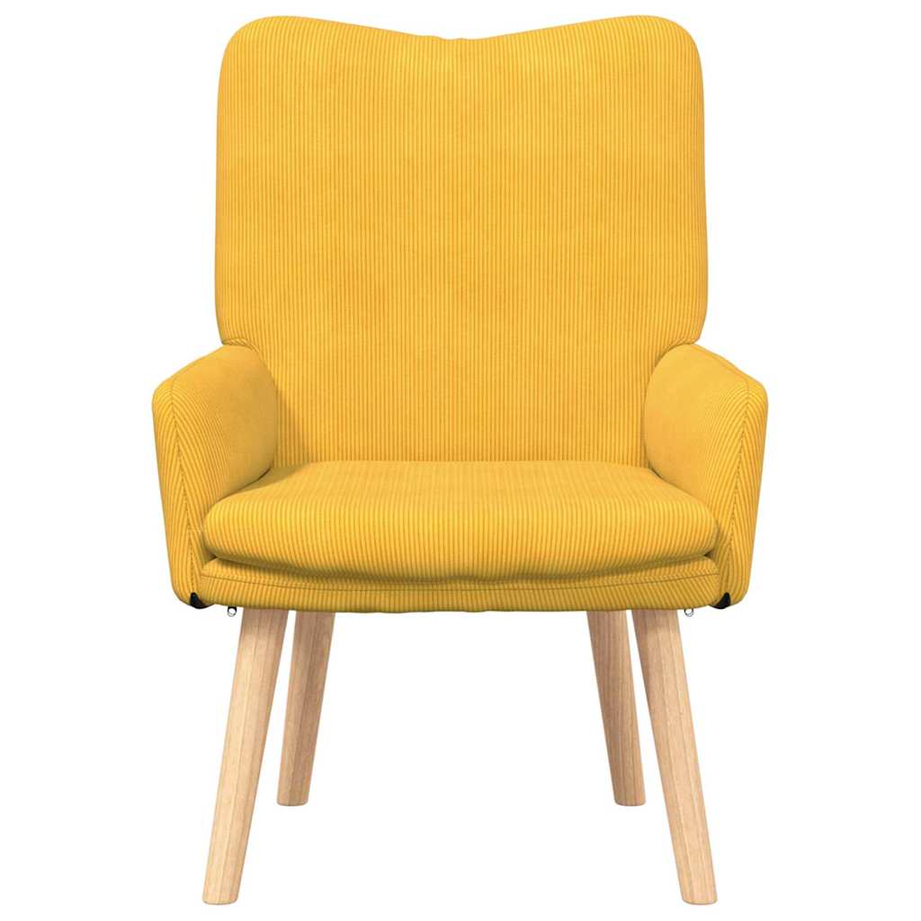 Fauteuil Lichtgeel 63 x 67 x 94 cm Stof is nu te koop bij PeponiXL, paradijselijk wonen!
