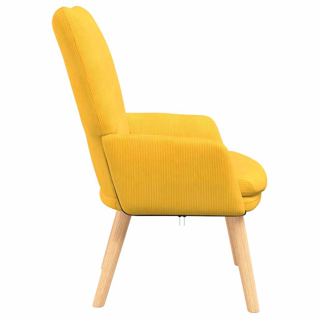 Fauteuil Lichtgeel 63 x 67 x 94 cm Stof is nu te koop bij PeponiXL, paradijselijk wonen!