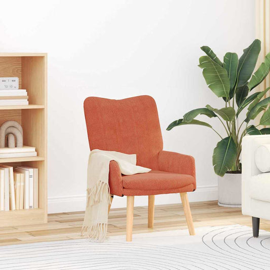 Fauteuil Rood-oranje 63 x 67 x 94 cm Stof is nu te koop bij PeponiXL, paradijselijk wonen!