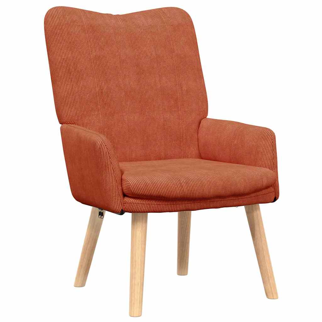 Fauteuil Rood-oranje 63 x 67 x 94 cm Stof is nu te koop bij PeponiXL, paradijselijk wonen!