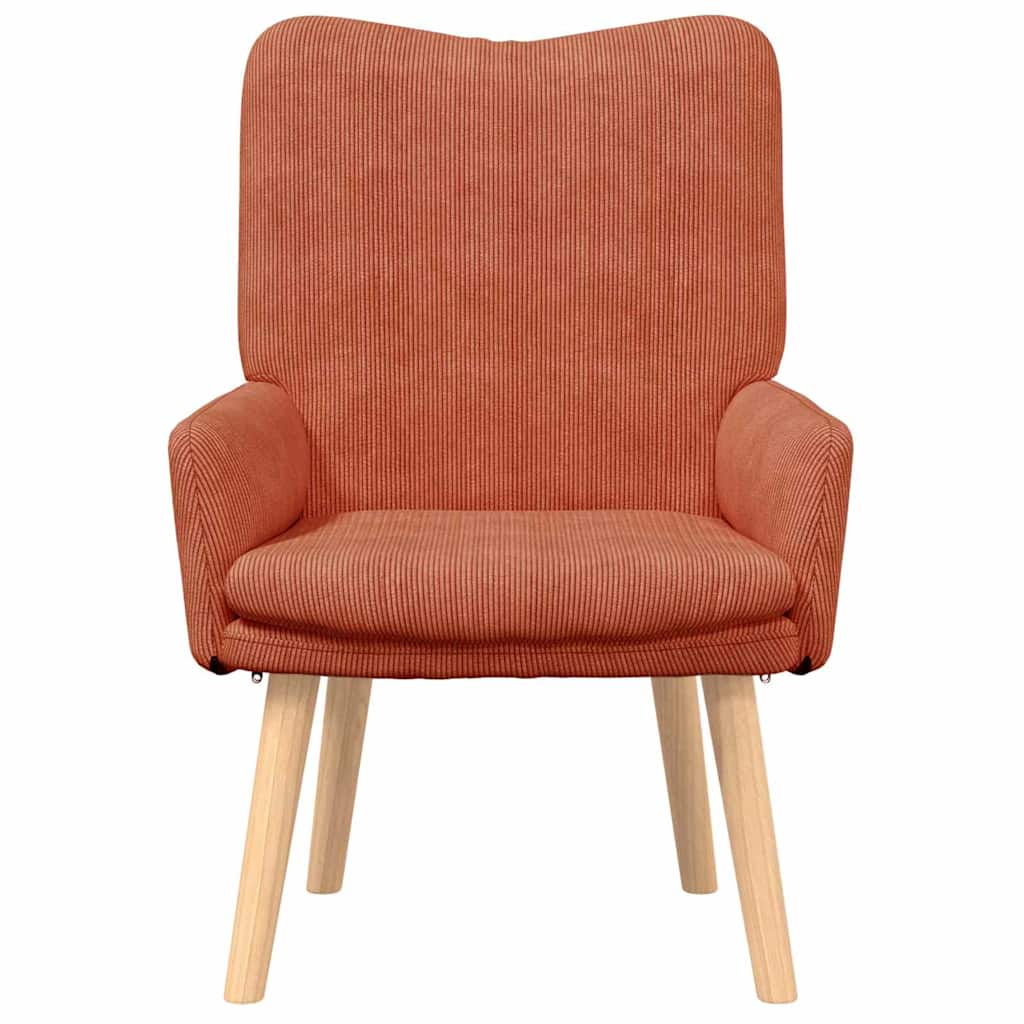 Fauteuil Rood-oranje 63 x 67 x 94 cm Stof is nu te koop bij PeponiXL, paradijselijk wonen!