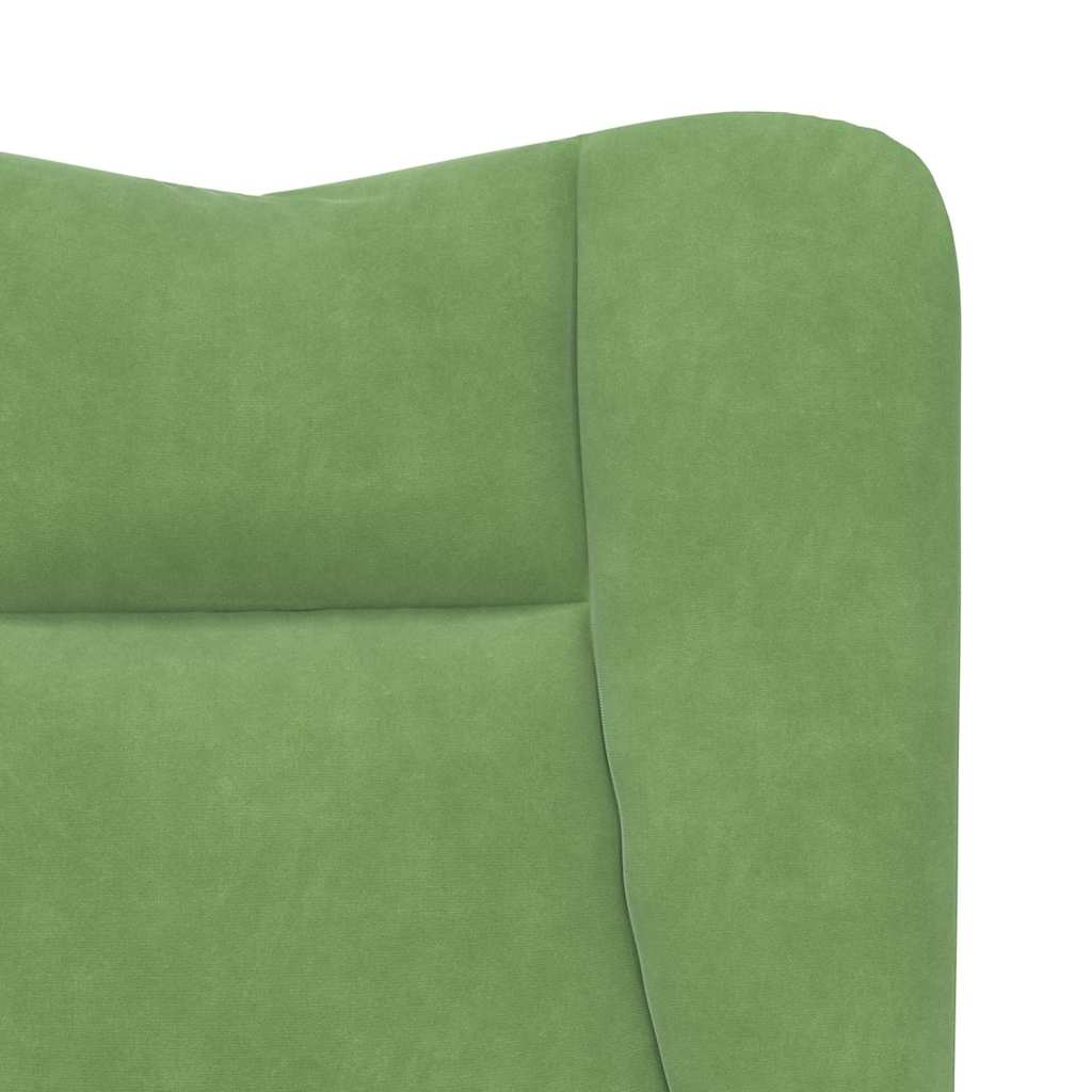 Fauteuil Lichtgroen 63 x 67 x 94 cm Fluweel is nu te koop bij PeponiXL, paradijselijk wonen!