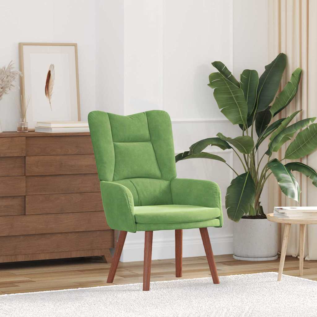 Fauteuil Lichtgroen 63 x 67 x 94 cm Fluweel is nu te koop bij PeponiXL, paradijselijk wonen!