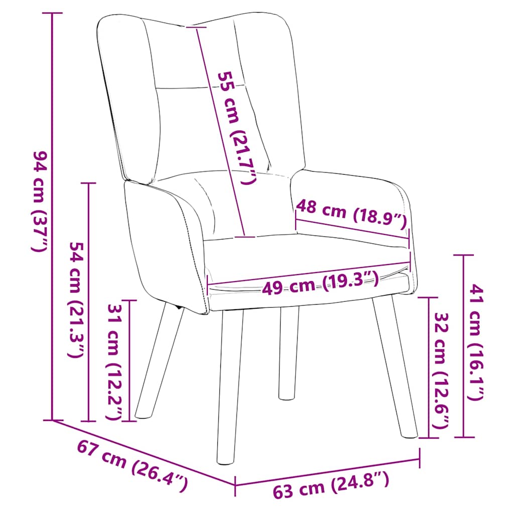 Fauteuil Roze 63 x 67 x 94 cm Fluweel is nu te koop bij PeponiXL, paradijselijk wonen!