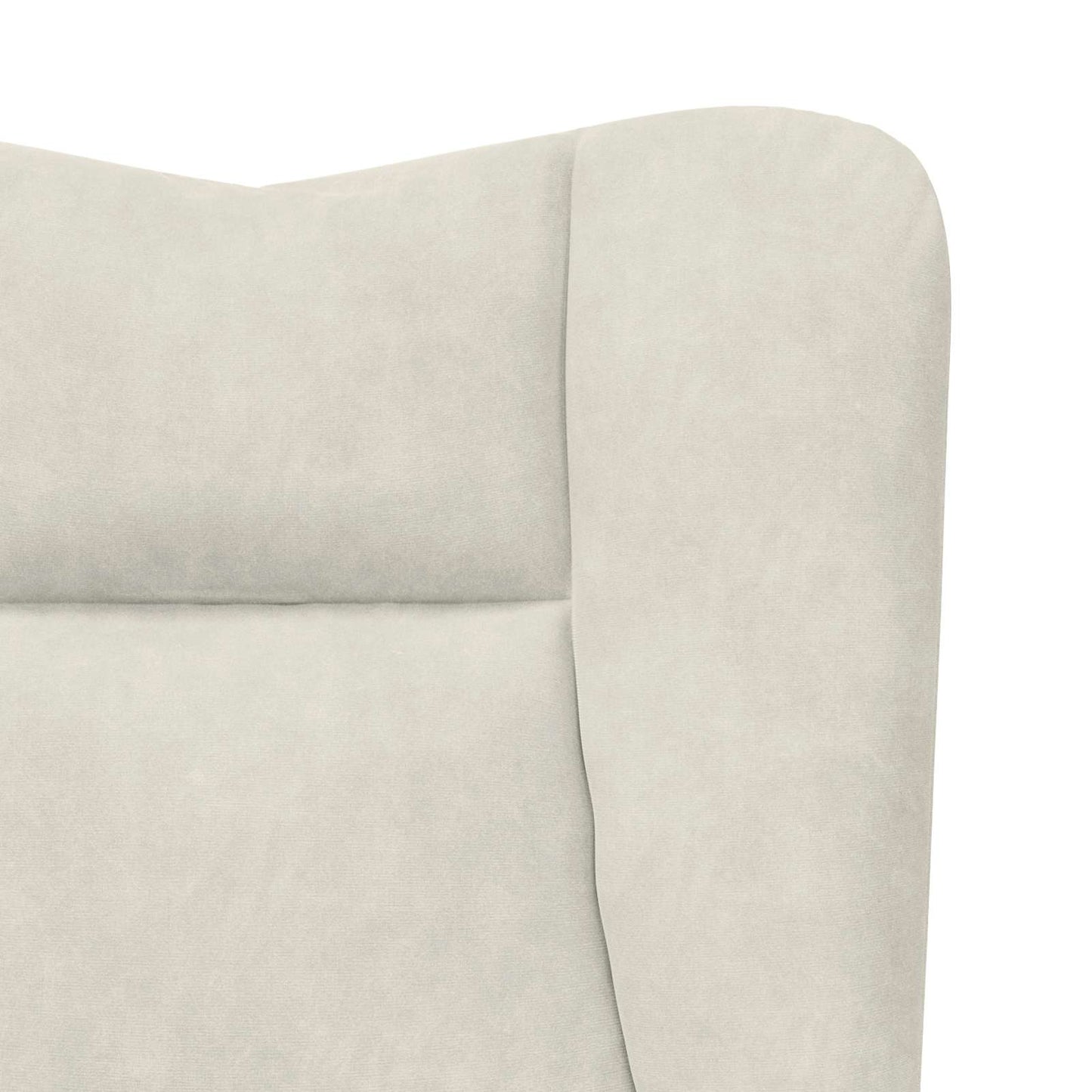 Fauteuil Crème 63 x 67 x 94 cm Fluweel is nu te koop bij PeponiXL, paradijselijk wonen!