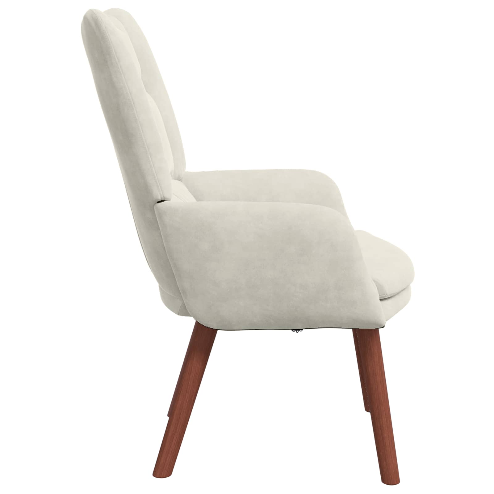 Fauteuil Crème 63 x 67 x 94 cm Fluweel is nu te koop bij PeponiXL, paradijselijk wonen!