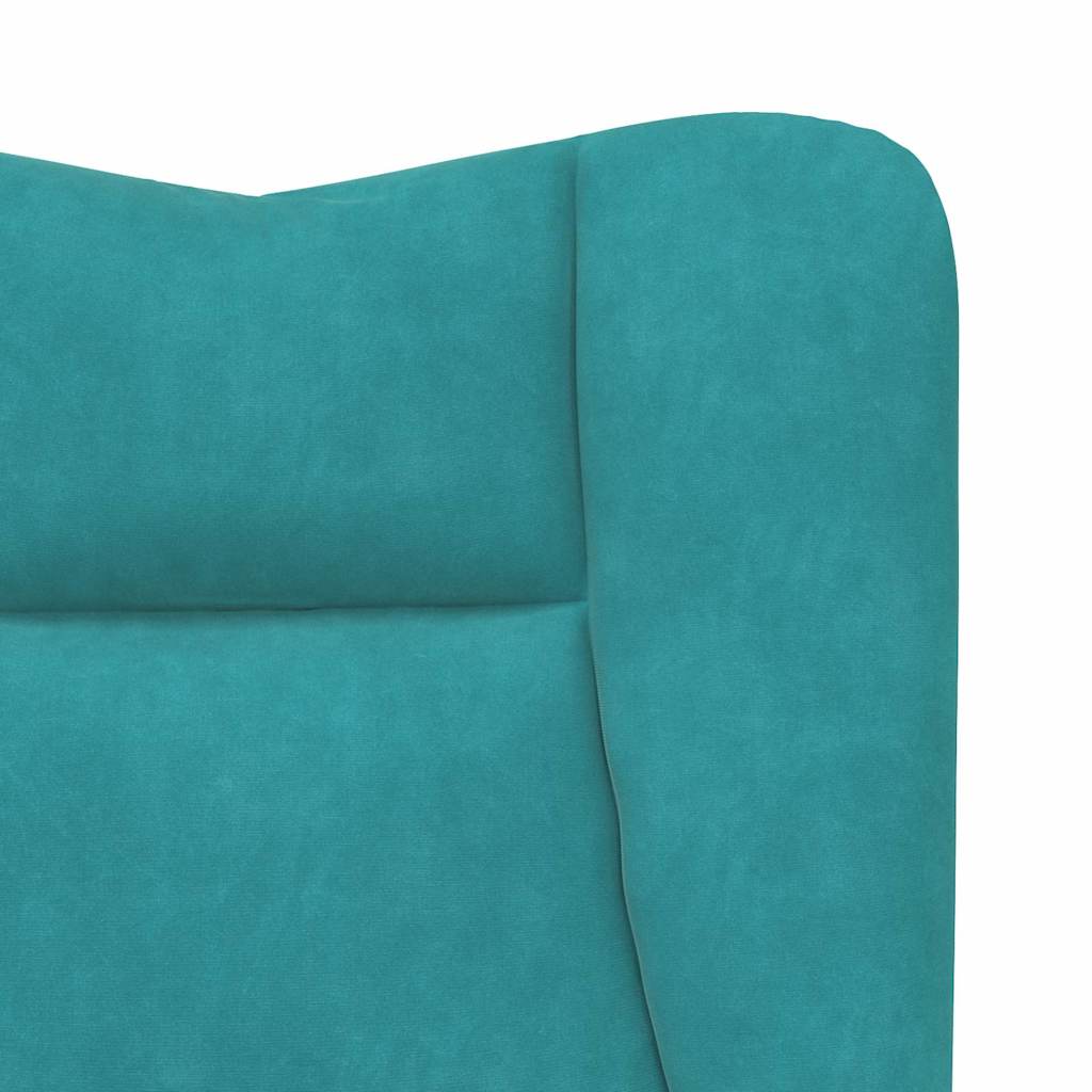 Fauteuil Turquoise 63 x 67 x 94 cm Fluweel is nu te koop bij PeponiXL, paradijselijk wonen!