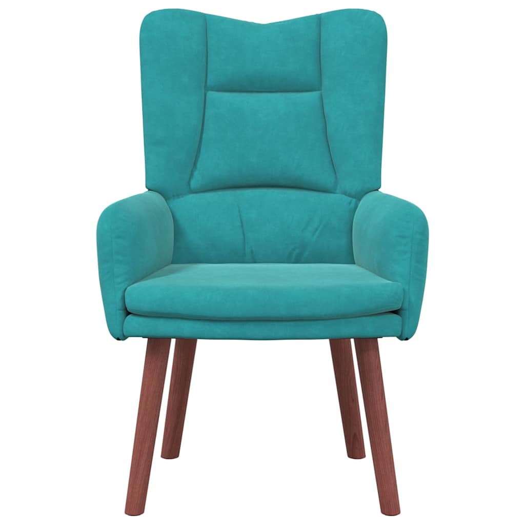 Fauteuil Turquoise 63 x 67 x 94 cm Fluweel is nu te koop bij PeponiXL, paradijselijk wonen!