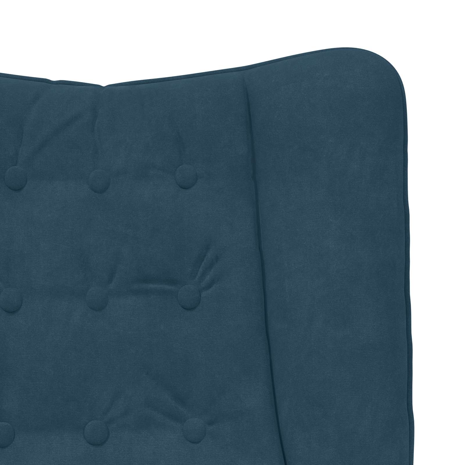 Fauteuil Blauw 63 x 67 x 94 cm Fluweel is nu te koop bij PeponiXL, paradijselijk wonen!