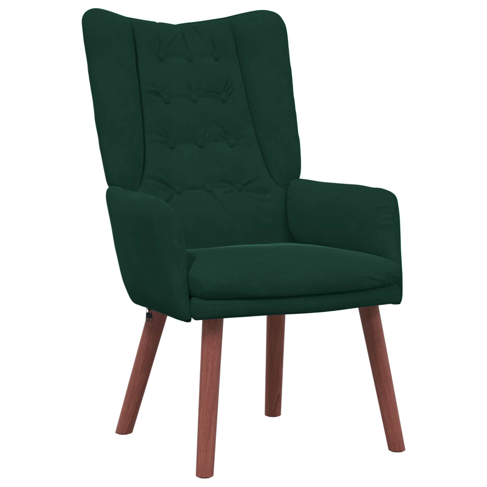 Fauteuil Donkergroen 63 x 67 x 94 cm Fluweel is nu te koop bij PeponiXL, paradijselijk wonen!