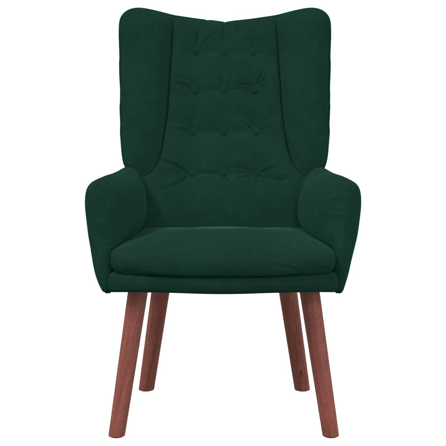 Fauteuil Donkergroen 63 x 67 x 94 cm Fluweel is nu te koop bij PeponiXL, paradijselijk wonen!