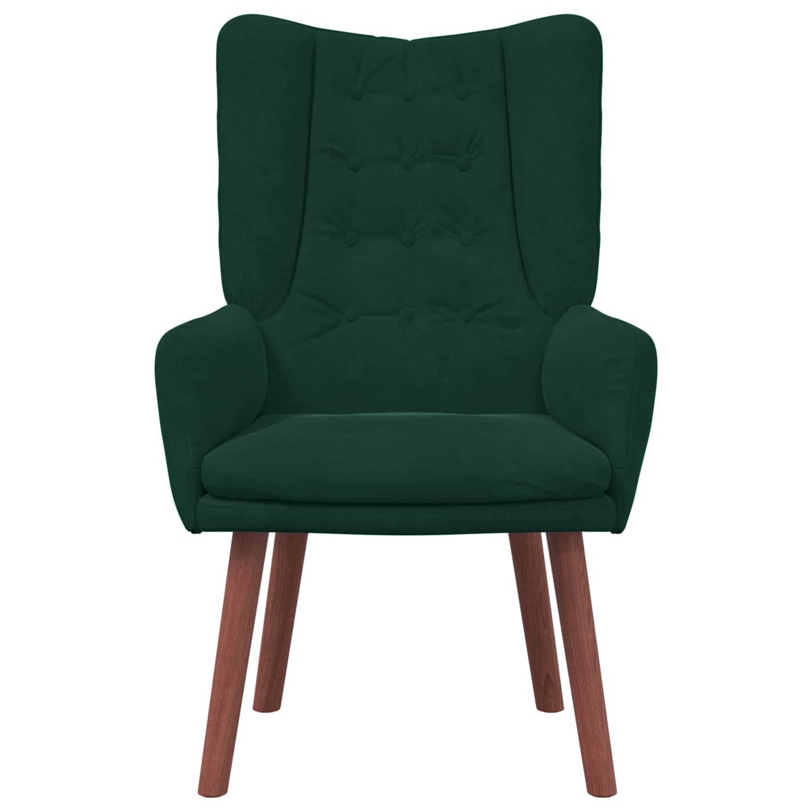 Fauteuil Donkergroen 63 x 67 x 94 cm Fluweel is nu te koop bij PeponiXL, paradijselijk wonen!