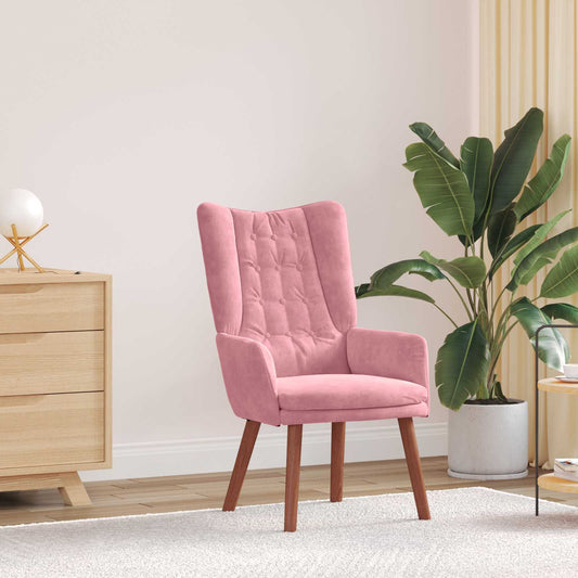 Fauteuil Roze 63 x 67 x 94 cm Fluweel is nu te koop bij PeponiXL, paradijselijk wonen!