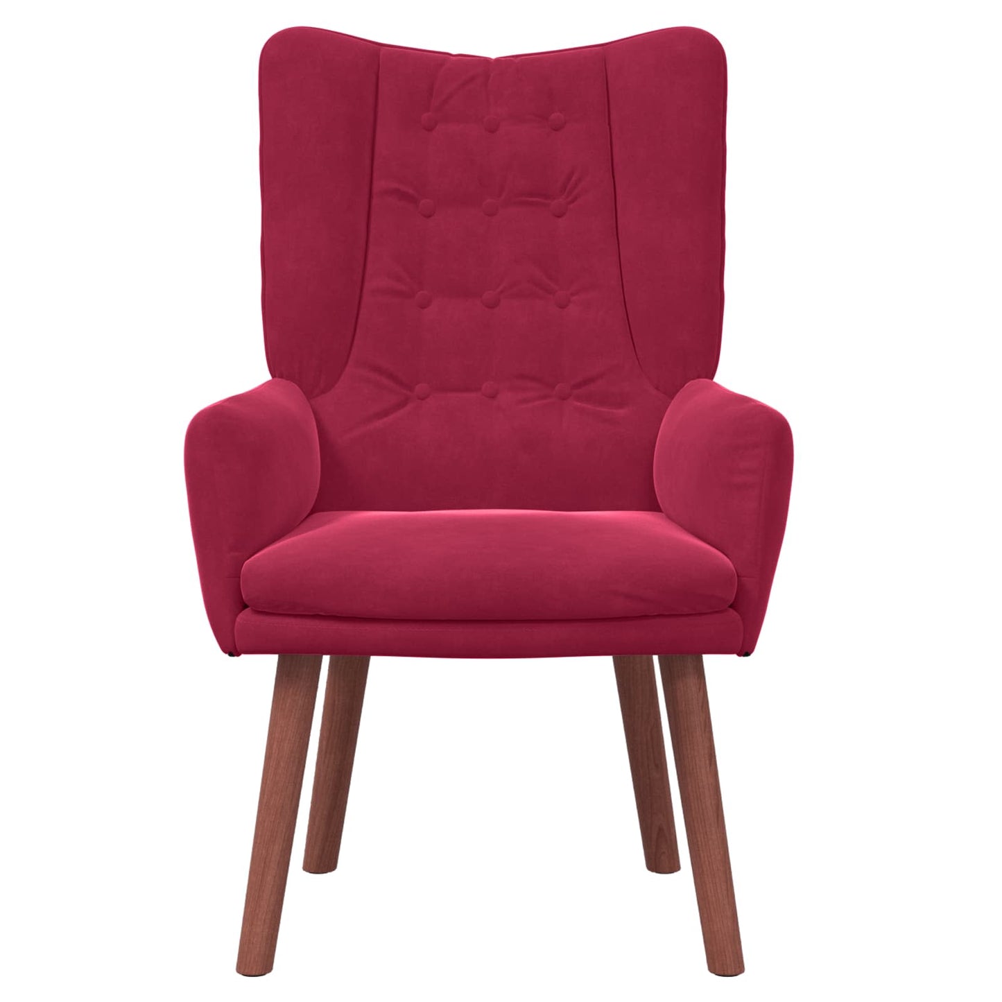Fauteuil Wijnrood 63 x 67 x 94 cm Fluweel is nu te koop bij PeponiXL, paradijselijk wonen!