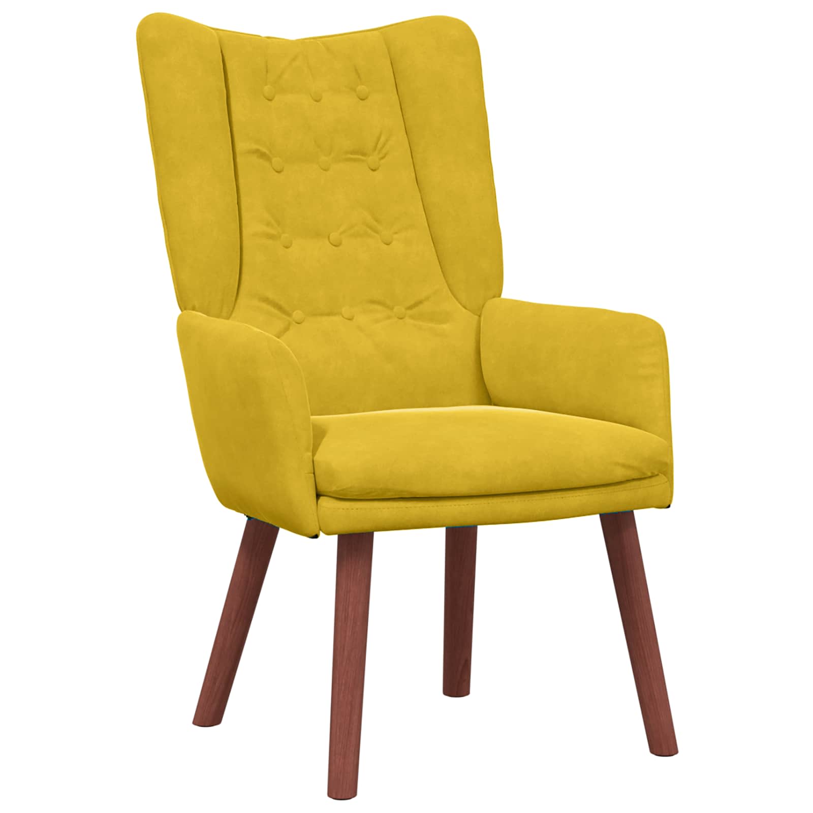 Fauteuil Geel 63 x 67 x 94 cm Fluweel is nu te koop bij PeponiXL, paradijselijk wonen!